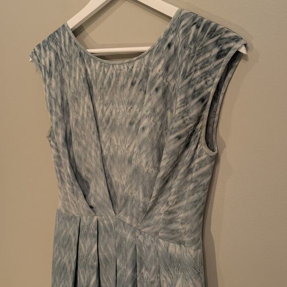 JF & Son Silk Dress Grey Tones Casual Classic Timeless Natural Fiber - Size 6 - Picture 3 of 9